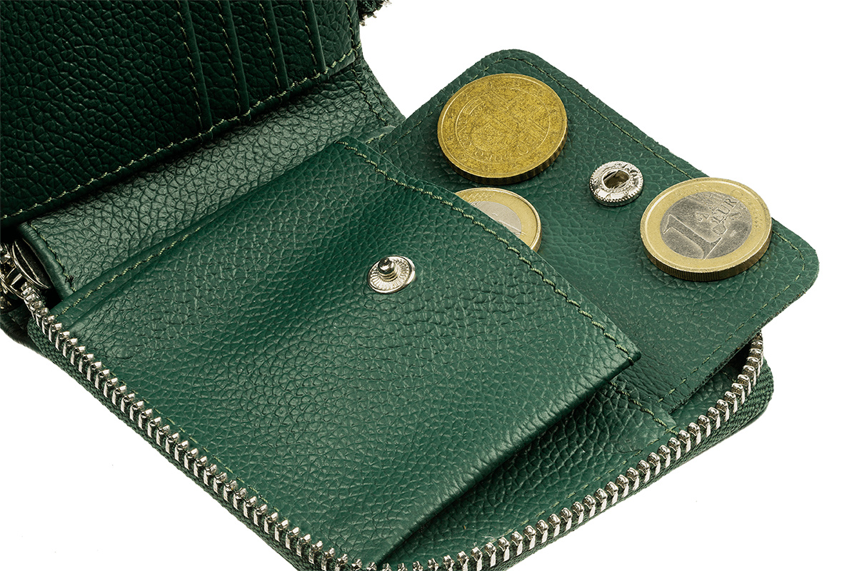 Кошелек Zipper Green