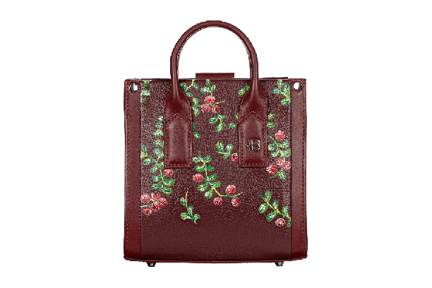 Женская сумка Tote Mini Bordo Гжель  Бордовый - Верфь